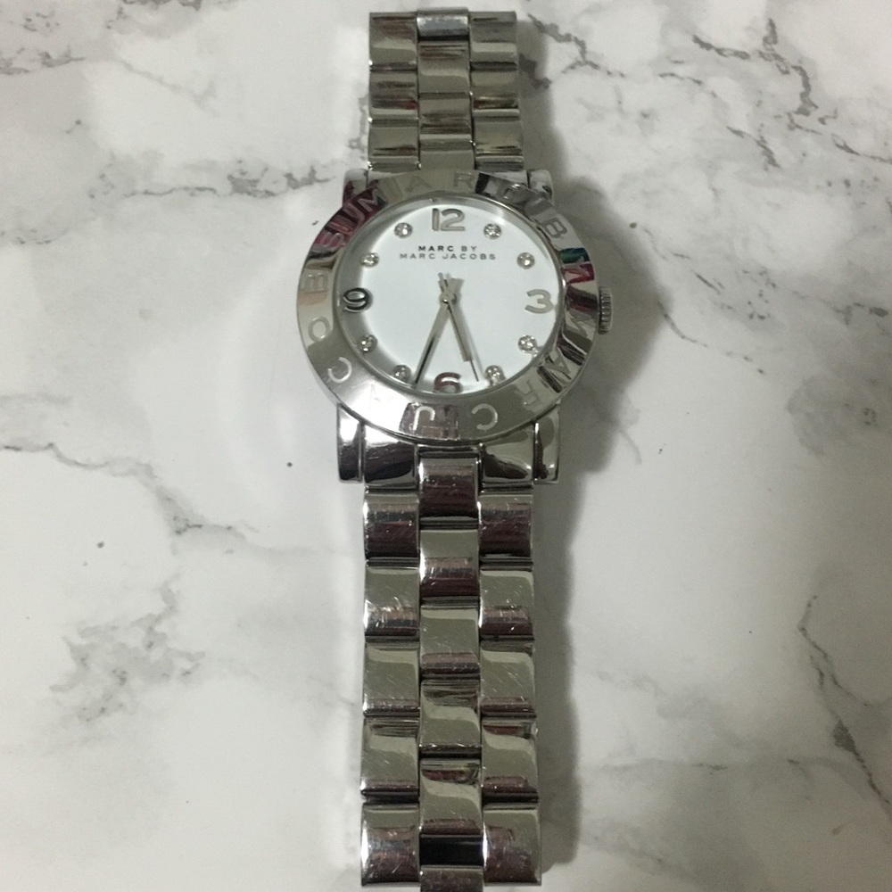 Marc by Marc Jacobs Silver Oversized Watch